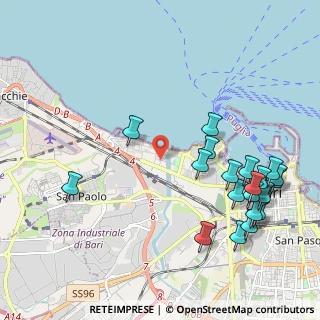 Mappa Viale Ottorino Respighi, 70132 Bari BA, Italia (2.6585)