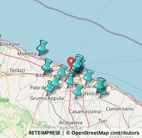 Mappa Viale Vittorio Emanuele Orlando, 70123 Bari BA, Italia (10.2335)