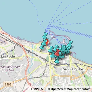 Mappa Viale Vittorio Emanuele Orlando, 70123 Bari BA, Italia (1.6415)