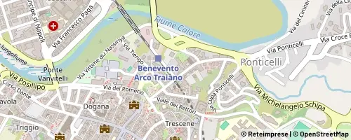 Mappa Benevento