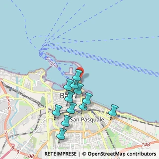 Mappa Piazzale Colombo Cristoforo, 70122 Bari BA, Italia (2.015)