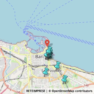 Mappa Piazzale Colombo Cristoforo, 70122 Bari BA, Italia (1.68182)