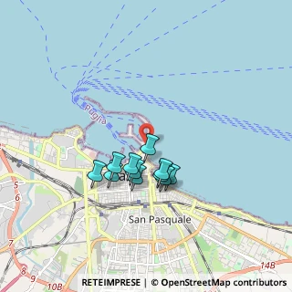 Mappa Piazzale Colombo Cristoforo, 70122 Bari BA, Italia (1.47)
