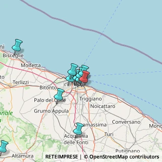 Mappa Piazzale Colombo Cristoforo, 70123 Bari BA, Italia (13.38545)