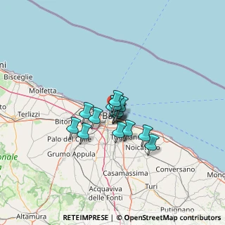 Mappa Piazzale Colombo Cristoforo, 70122 Bari BA, Italia (7.85688)