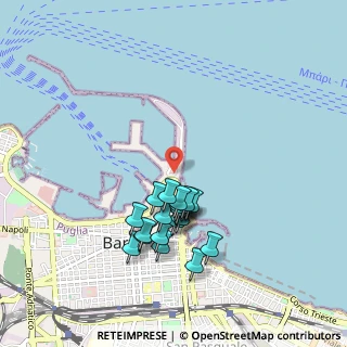 Mappa Piazzale Colombo Cristoforo, 70122 Bari BA, Italia (0.9005)