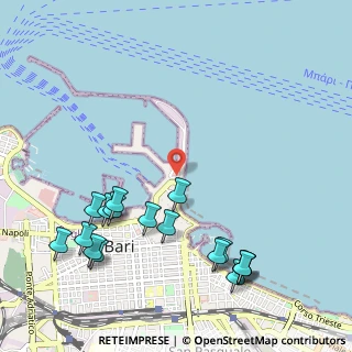 Mappa Piazzale Colombo Cristoforo, 70122 Bari BA, Italia (1.36706)