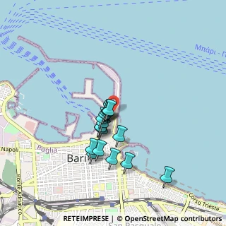 Mappa Piazzale Colombo Cristoforo, 70123 Bari BA, Italia (0.73353)