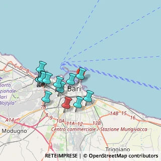 Mappa Piazzale Colombo Cristoforo, 70122 Bari BA, Italia (3.78643)