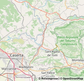 Mappa 82030 Dugenta BN, Italia (8.1945)