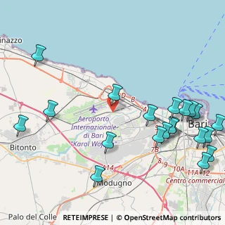 Mappa Via Ermanno Pirè, 70132 Bari BA, Italia (5.942)