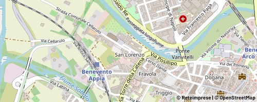 Mappa Benevento
