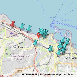 Mappa Viale Respighi Ottorino, 70132 Bari BA, Italia (2.116)