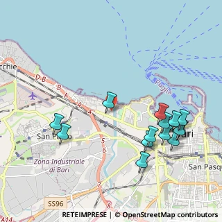 Mappa Viale Respighi Ottorino, 70132 Bari BA, Italia (2.43571)