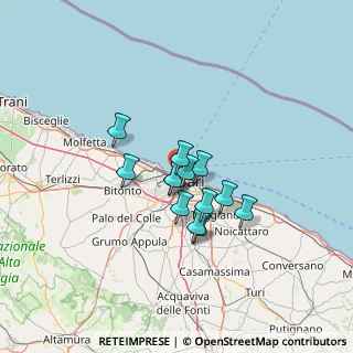 Mappa Viale Respighi Ottorino, 70132 Bari BA, Italia (9.46308)