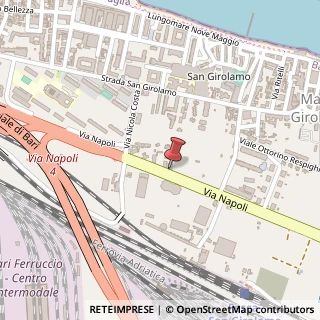Mappa Via Napoli, 94277 Bari, Bari (Puglia)
