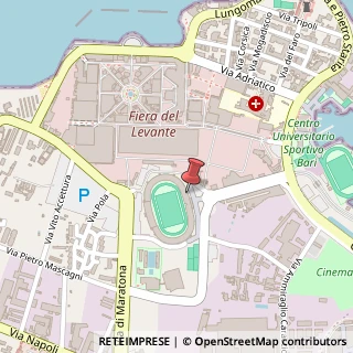 Mappa Stadio Della Vittoria, 15, 70132 Bari, Bari (Puglia)