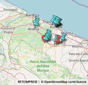 Mappa Via delle Tuberose, 70033 Corato BA, Italia (10.4805)