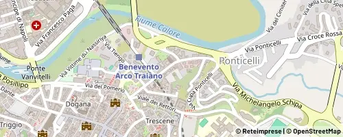 Mappa Benevento