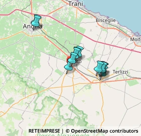 Mappa Via Cisterna Gallina, 70033 Corato BA, Italia (5.645)