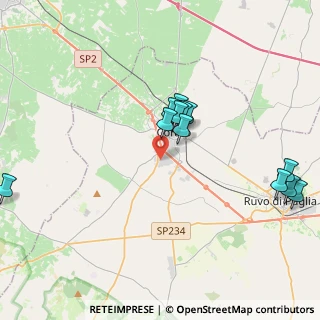 Mappa Viale Cisterna Gallina, 70033 Corato BA, Italia (4.29083)
