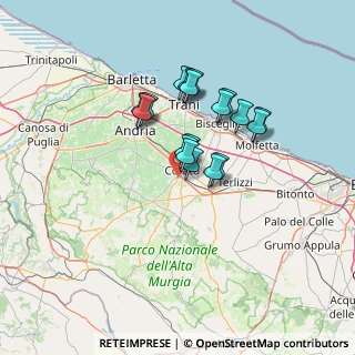 Mappa Via Delle Industrie, 70033 Corato BA, Italia (11.05278)