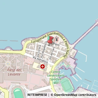 Mappa Via Massaua, 19, 70132 Bari, Bari (Puglia)
