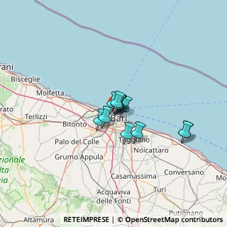 Mappa Via Massaua, 70132 Bari BA, Italia (7.6425)