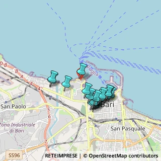 Mappa Via Massaua, 70132 Bari BA, Italia (1.645)
