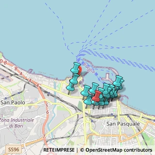 Mappa Via Massaua, 70132 Bari BA, Italia (1.919)