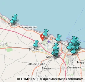 Mappa Via S. Spirito Km. 4.000 Strada Provinciale Bitonto, 70127 Bari BA, Italia (10.053)