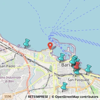 Mappa Via Massaua, 70121 Bari BA, Italia (2.88909)
