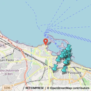 Mappa Via Massaua, 70121 Bari BA, Italia (2.60385)