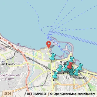 Mappa Via Massaua, 70121 Bari BA, Italia (2.9425)