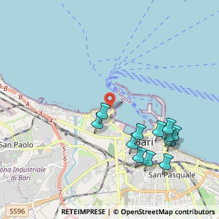 Mappa Via Massaua, 70121 Bari BA, Italia (2.42917)