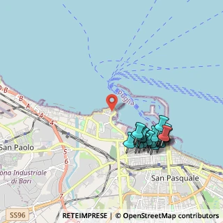 Mappa Via Massaua, 70121 Bari BA, Italia (2.169)