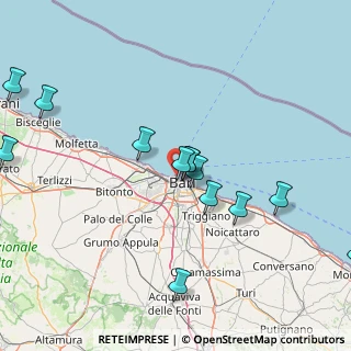 Mappa Via Massaua, 70121 Bari BA, Italia (18.60538)
