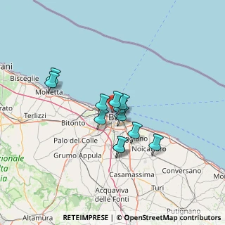 Mappa Via Massaua, 70121 Bari BA, Italia (10.66667)