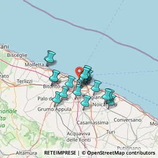 Mappa Via Massaua, 70121 Bari BA, Italia (10.4955)