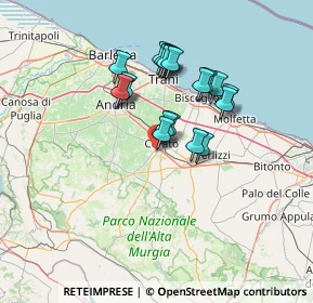 Mappa Via San MAgno, 70033 Corato BA, Italia (12.051)