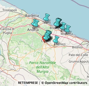 Mappa Via San MAgno, 70033 Corato BA, Italia (9.013)