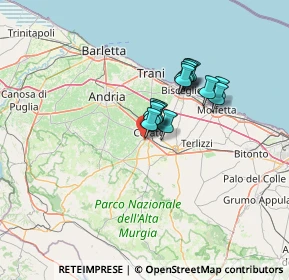 Mappa Via San MAgno, 70033 Corato BA, Italia (9.45)