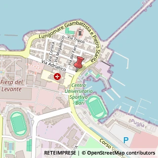 Mappa Via Adriatico, 1, 70132 Bari, Bari (Puglia)