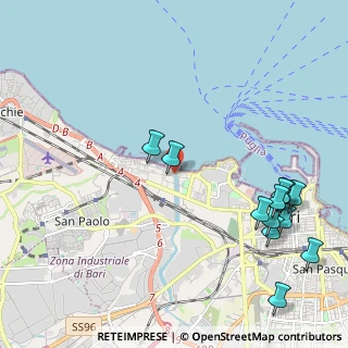 Mappa Via Niccolò Van Westerhouth, 70132 Bari BA, Italia (2.82333)