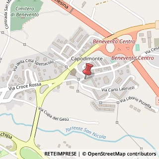 Mappa Via Nicola Ciletti, 8, 82100 Benevento, Benevento (Campania)