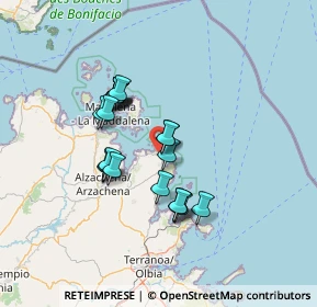 Mappa Via della Marina, 07021 Arzachena SS, Italia (11.8285)