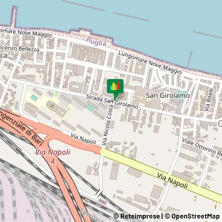 Mappa Strada San Girolamo, 46, 70123 Bari, Bari (Puglia)