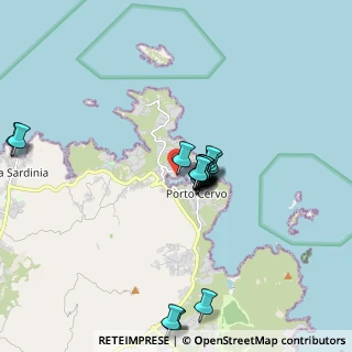 Mappa Porto Cervo Marina, 07021 Arzachena SS, Italia (1.7235)