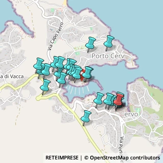 Mappa Porto Cervo Marina, 07021 Arzachena SS, Italia (0.38929)