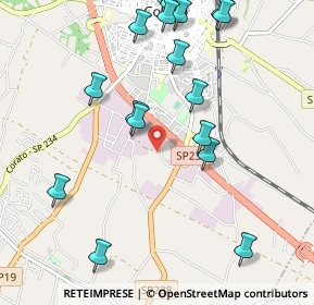 Mappa Contrada Maccarone Zona Ind.le, 70033 Corato BA, Italia (1.3585)